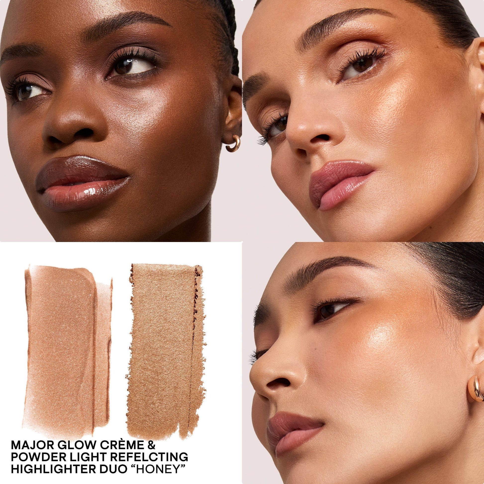 Major Glow Crème & Powder Light Reflecting Translucent Highlighter Duo
