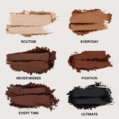 Major Dimension Artistry Eyeshadow Palette & Dual-Ended Brush Set